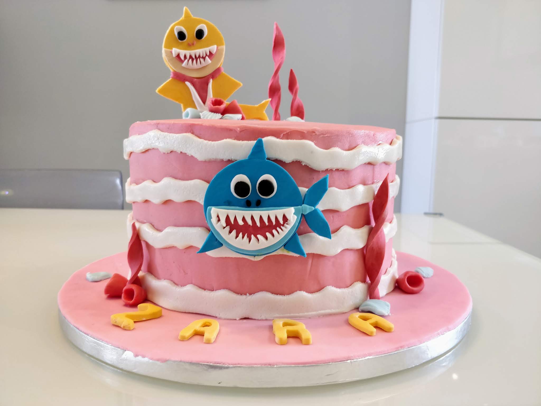 Baby Baby Shark Cake For Girl